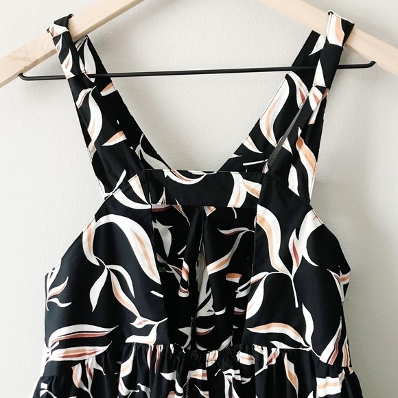 ANTHRO Hei Hei Palma Romper Black Printed Size XS - Picture 10 of 13